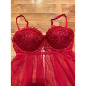 Victoria Secret Red Babydoll‎